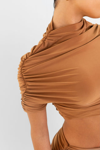 Gianna Caramelo Blusa