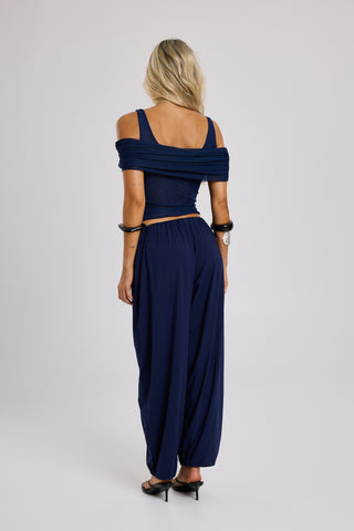 Emilia Navy Blusa