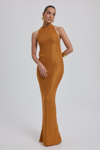 Celi Mostaza Vestido